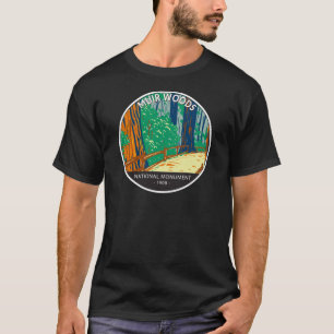 Muir Woods National Monument California Vintag T-Shirt
