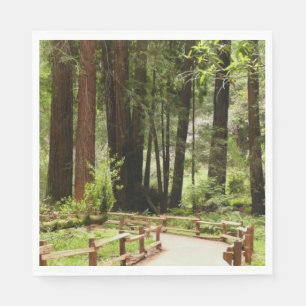 Muir Woods Path I Naturefotografie Serviette