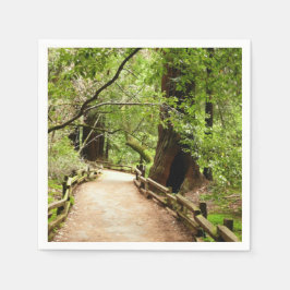 Muir Woods Path II Naturfotografie Serviette