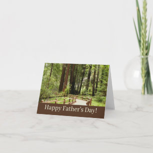 Muir Woods Pfad I Alles Gute zum Vatertag Karte