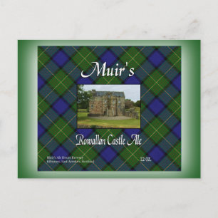 Muir's Rowallan Castle Ale Postkarte