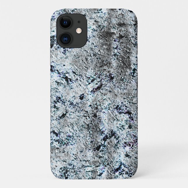 Muito rústico fungo prateado sujo de carbono Case-Mate iPhone hülle (Rückseite)