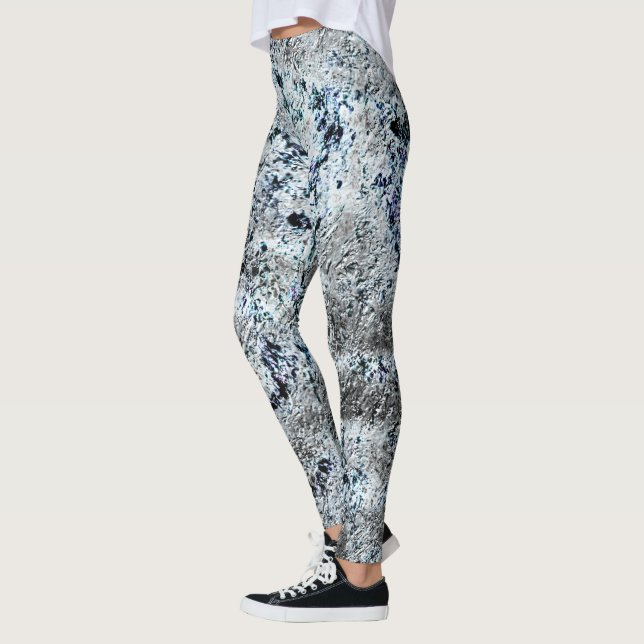 Muito rústico fungo prateado sujo de carbono leggings (Links)