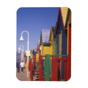 Muizenburg Badekasten, in der Nähe von Capetown, S Magnet