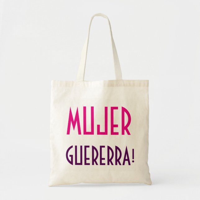 MUJER GUERRERA TOTE BAG TRAGETASCHE (Vorne)