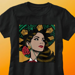 Mujer Mariachi Mexicana Hispanic Heritage Shirt