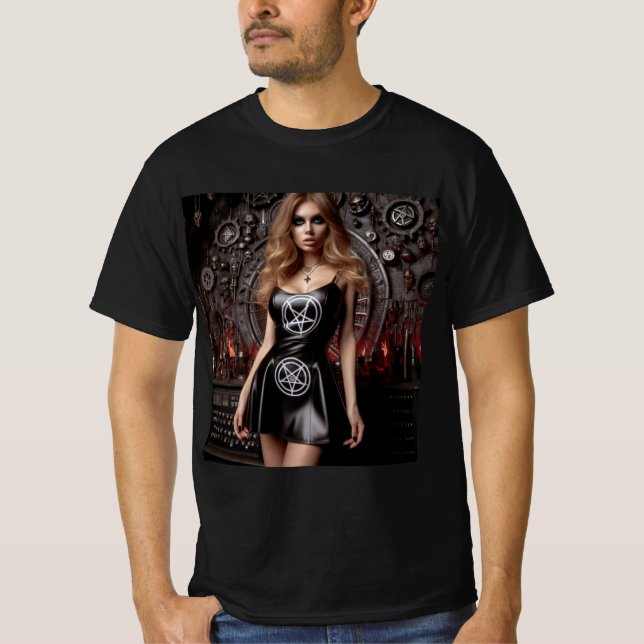 Mujer y ocultismo T-Shirt (Vorderseite)