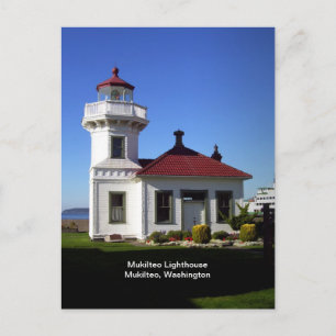 Mukilteo Lighthouse, Mukilteo, Washington Postkarte