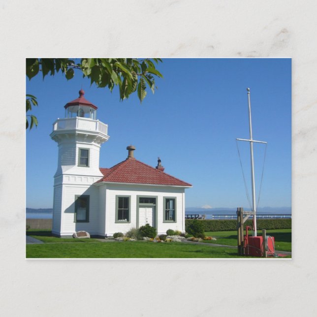 Mukilteo Lighthouse Postkarte (Vorderseite)