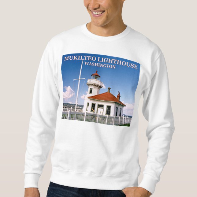 Mukilteo Lighthouse, Washington Sweatshirt (Vorderseite)