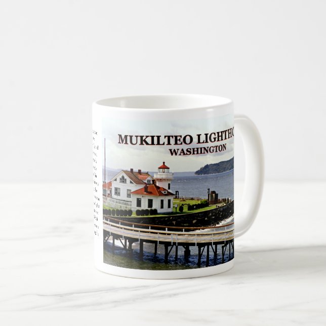 Mukilteo Lighthouse, Washington Tasse (VorderseiteRechts)