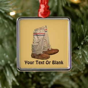 Mukluks Ornament Aus Metall