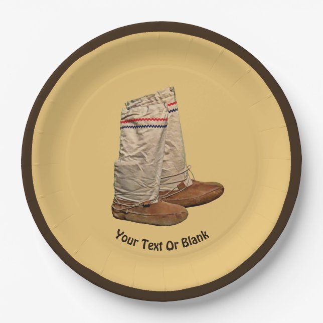 Mukluks Pappteller (Vorderseite)