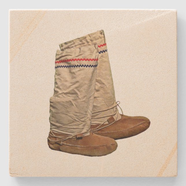 Mukluks Steinuntersetzer (Vorderseite)