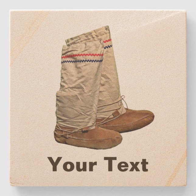 Mukluks Steinuntersetzer (Vorderseite)