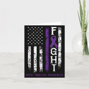 Mukoviszidose-Kämpfer US-Flagge Karte