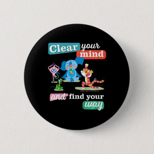 Mula und Freunde klären Ihren Geist und finden Ihr Button