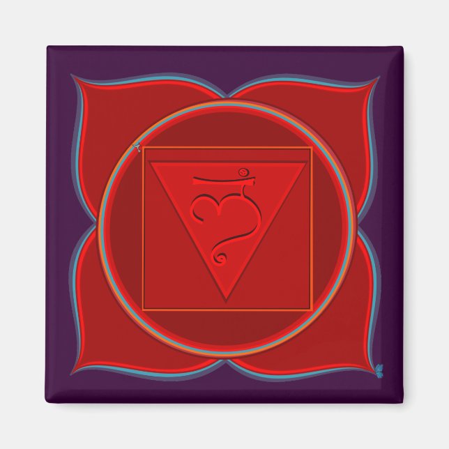 Muladhara Chakra Magnet (Vorne)