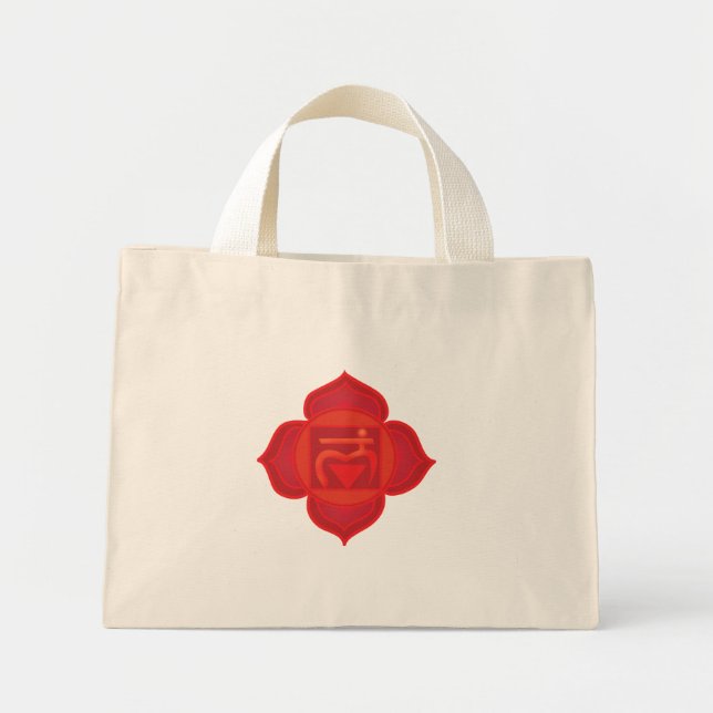 Muladhara chakra Tiny Tasche (Vorne)