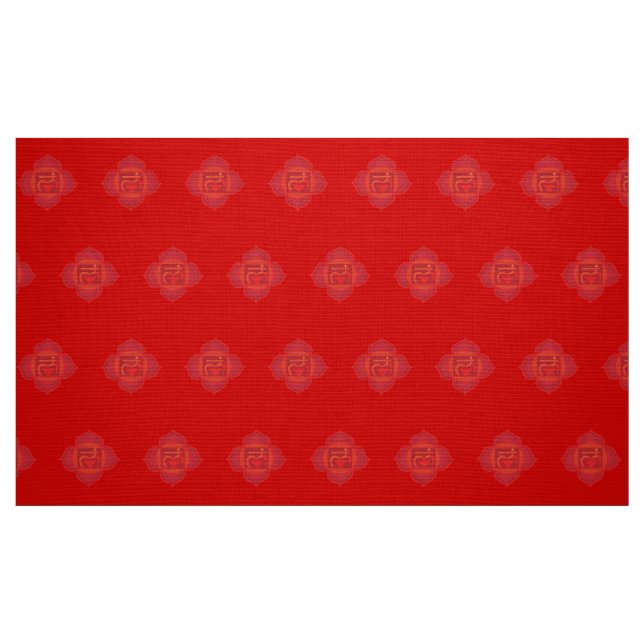 Muladhara oder Root Chakra Fabric Stoff (Fat Quarter (45,7 x 55,9 cm))