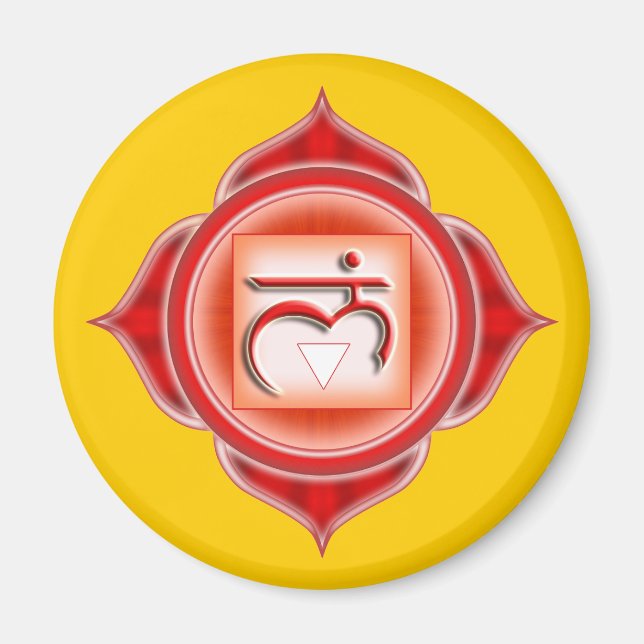 Muladhara oder Root der 1. Chakra Magnet (Vorne)