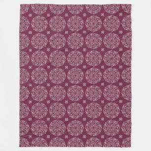 Mulberry Mandala Fleecedecke