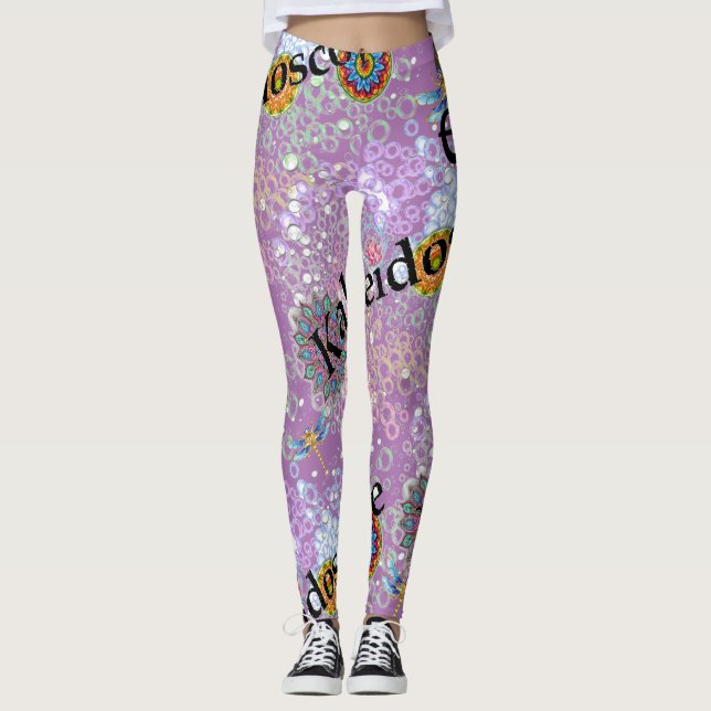 Mulberry Milkshake Dragonfly Leggings (Vorderseite)
