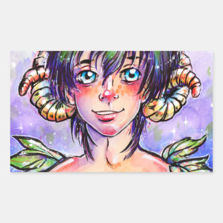 Mulberry Rechteckiger Aufkleber