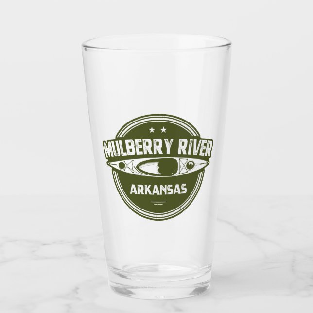 Mulberry River, Arkansas Glas (Vorderseite)