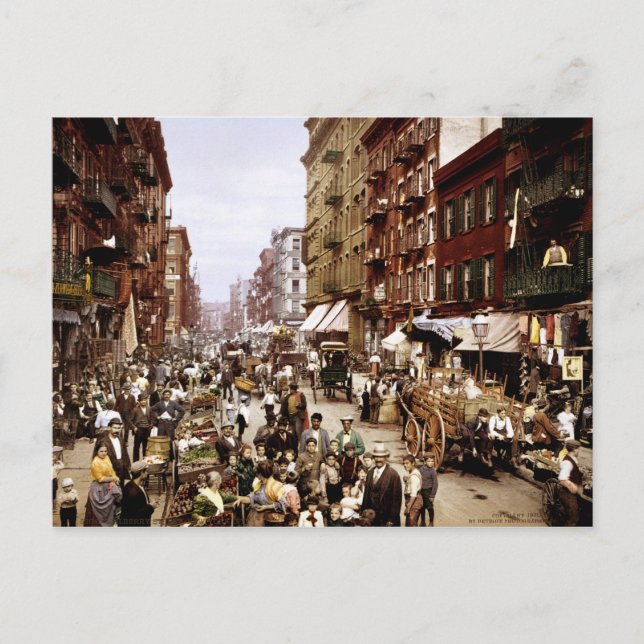 Mulberry Street Postkarte (Vorderseite)