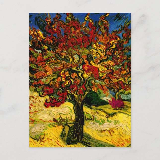 Mulberry Tree Van Gogh Fine Art Postkarte (Vorderseite)