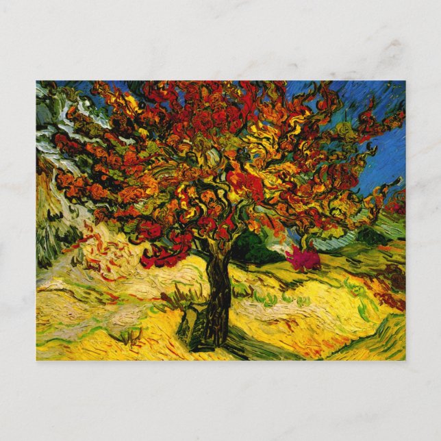 Mulberry Tree Van Gogh Fine Art Postkarte (Vorderseite)