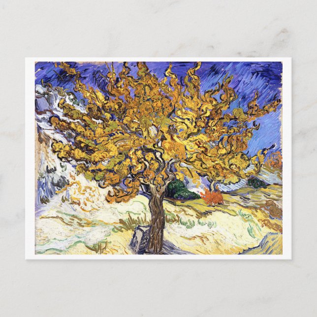 Mulberry Tree, Vincent van Gogh Postkarte (Vorderseite)