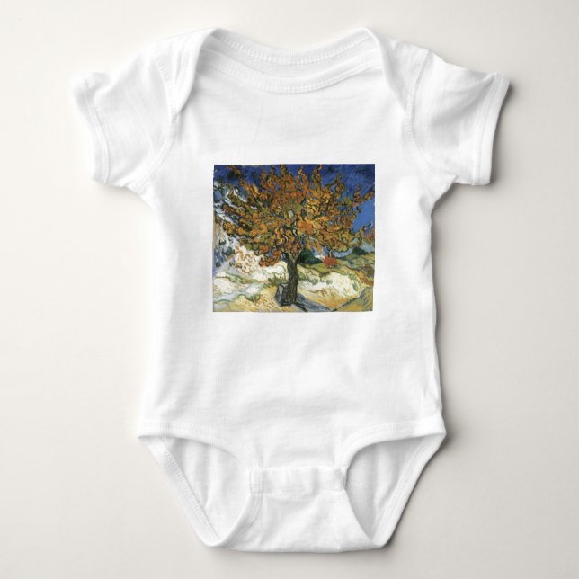 Mulberry Tree von van Gogh Baby Strampler (Vorderseite)