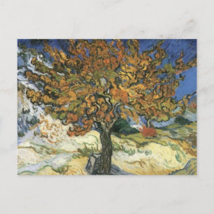 Mulberry Tree von van Gogh Feiertagspostkarte