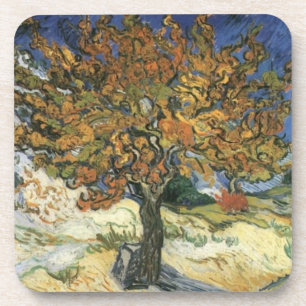Mulberry Tree von van Gogh Getränkeuntersetzer