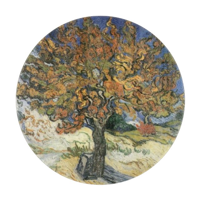 Mulberry Tree von van Gogh Schneidebrett (Vorderseite)