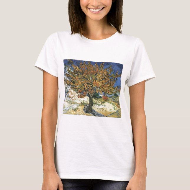 Mulberry Tree von van Gogh T-Shirt (Vorderseite)