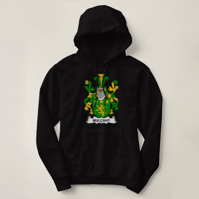 Mulcahy Coat of Arms  Family Crest  Hoodie (Design vorne)