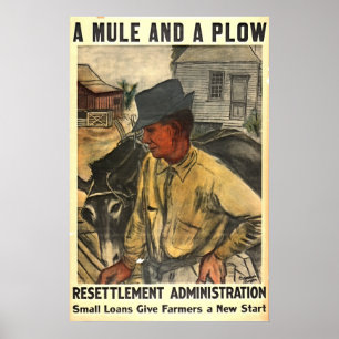 Mule and Plow 1935 Poster