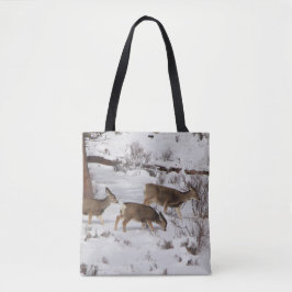 Mule Deer and Elk Tote Bag