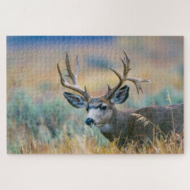Mule Deer Buck | Grand Teton National Park Wyoming Puzzle (Horizontal)