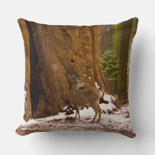 Mule Deer Kissen (Vorderseite)
