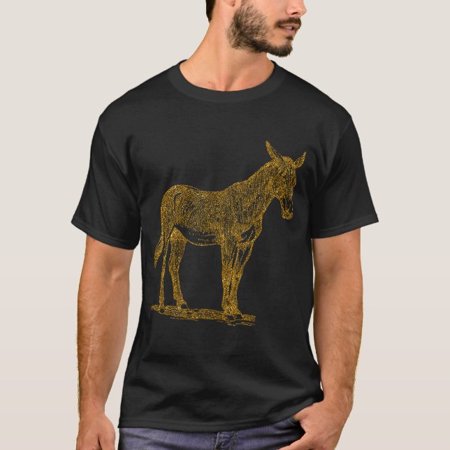 Mule for Women Girl Donkey Horse Hybrid 1 T-Shirt (Vorderseite)