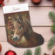 Mule Holiday Weihnachtsbaum Tier Personalisiert