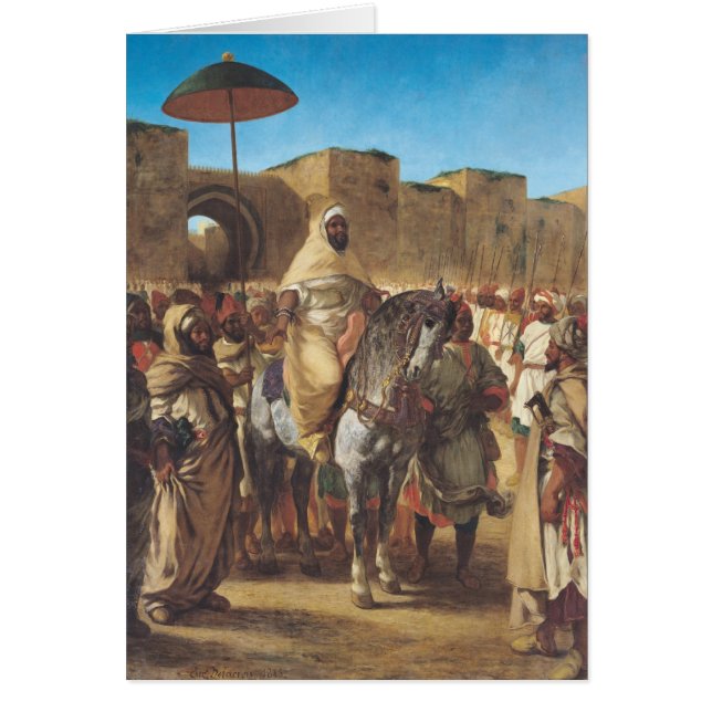 Muley Abd-AR-Rhaman, der Sultan von Marokko (Vorne)