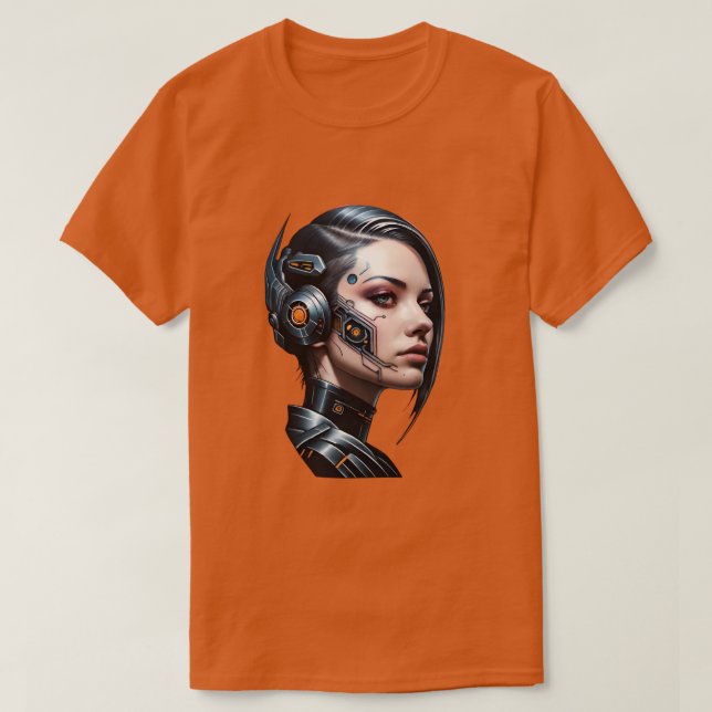 mulher cyberpunk T-Shirt (Design vorne)