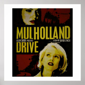 MULHOLLAND DRIVE DAVID LYNCH POSTER