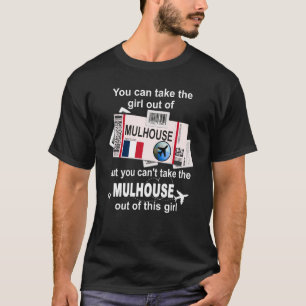 Mulhouse Boarding Pass Mulhouse Girl Mulhouse T-Shirt