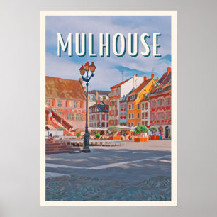 Mulhouse Photo Vintage  Poster